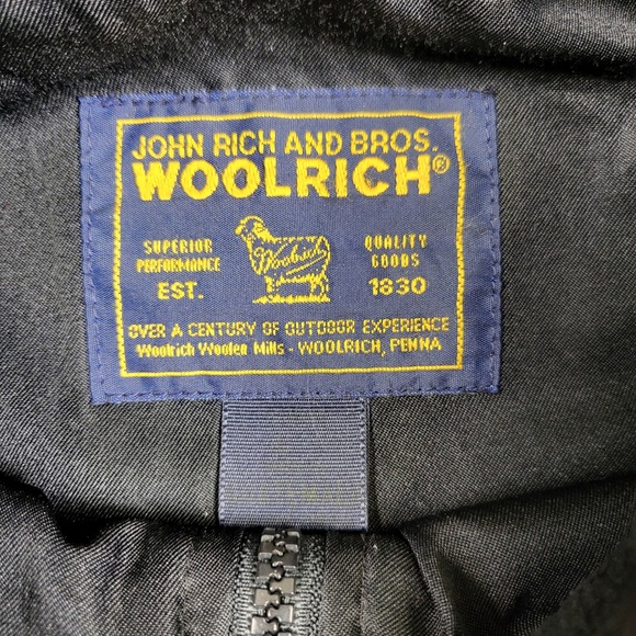 WOOLRICH Full Zip Wool Blend Jacket Charcoal Gray Women's Large Outdoor Size M - Picture 4 of 12